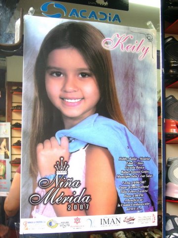 Affiche du concours Niña Mérida