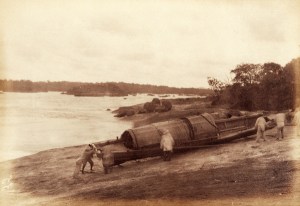 Franchissement des rapides de Maipure