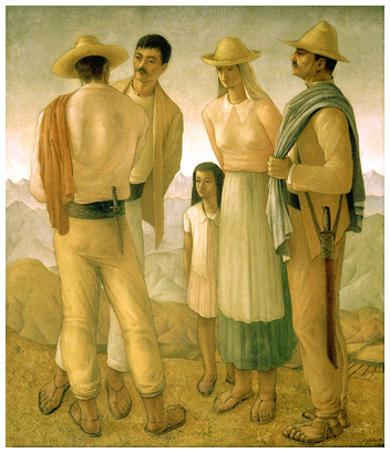 hector-poleo Hector Poleo (1918-1989), Familia Andina, 1944