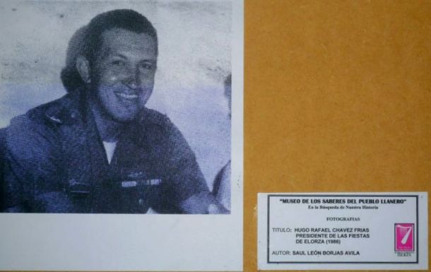 Hugo Chávez à Elorza en 1986