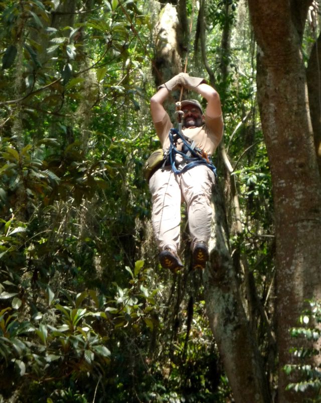 Sentier aérien au Jardin botanique de Mérida (Venezuela)