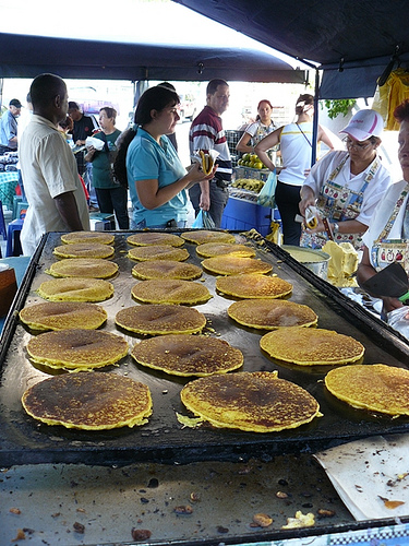 Cachapas cuites en batterie