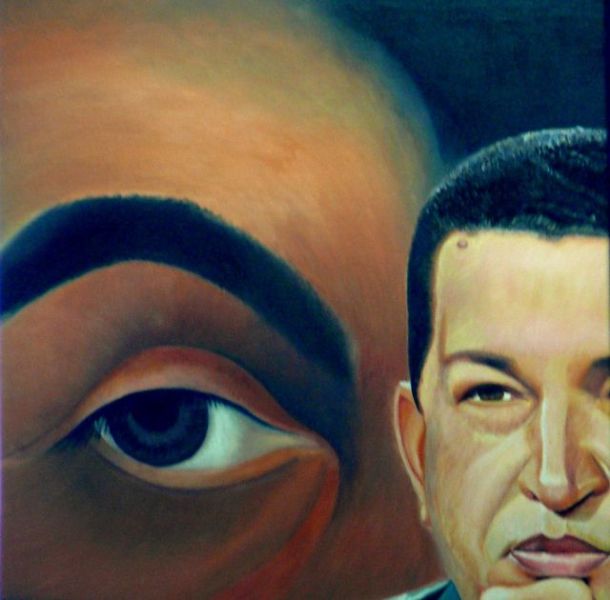 Hugo Chavez et Simon Bolivar Hugo Chavez et Simon Bolivar