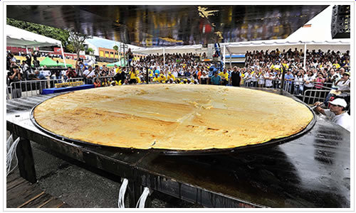Le record Guinness de la plus grande arepa