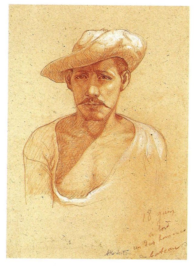 Auguste Morisot, Un des hommes du bateau