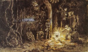 Auguste Morisot, Nuit dans la forêt