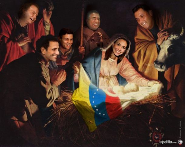 Crèche de l'opposition vénézuélienne