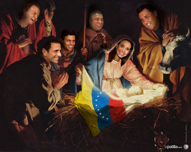 Crèche de l'opposition vénézuélienne
