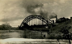 Le pont Unión entre Puerto Santander (Colombia) y Boca del Grita (Venezuela)