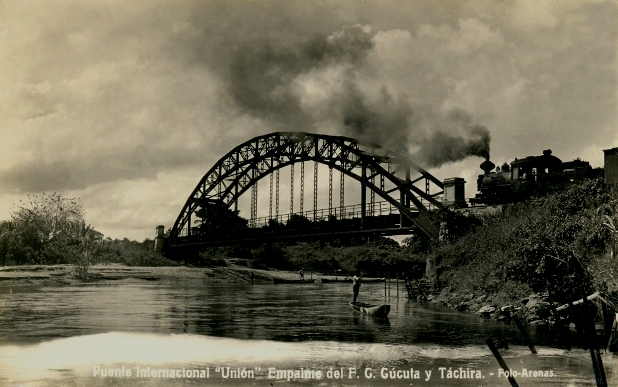 Le pont Unión entre Puerto Santander (Colombia) y Boca del Grita (Venezuela)