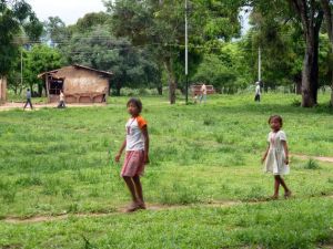 Le village de Boca Tronador Le village Pumé de Boca Tronador
