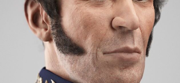 Portrait reconstitué de Simon Bolivar en 3D