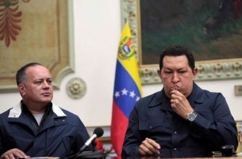 Hugo Chávez et Diosdado Cabello