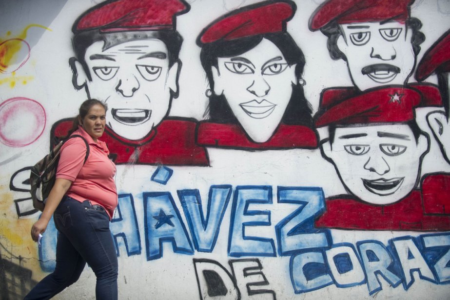 peinture murale chavez Caracas