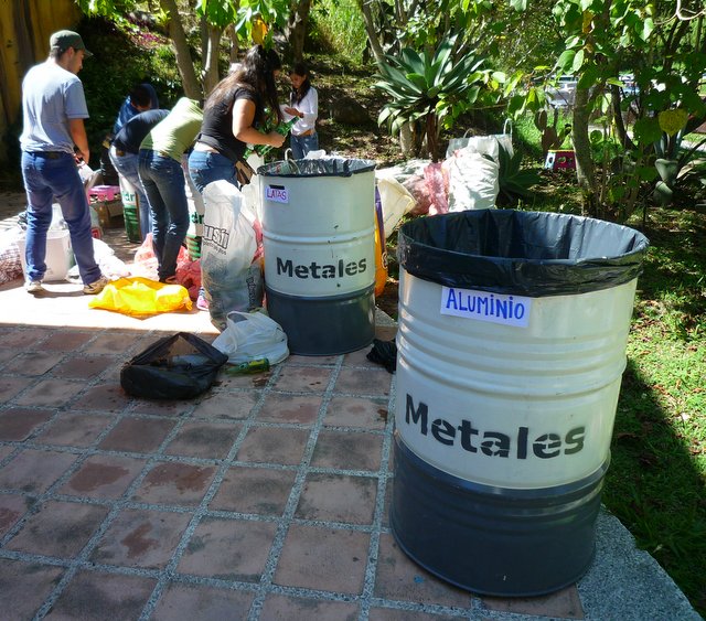 Opération de recyclage à Mérida Venezuela