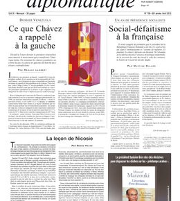 Un dossier Venezuela dans le Monde&nbsp;Diplomatique