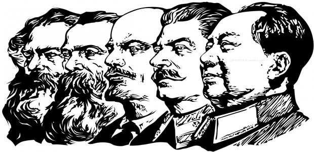Marx, Engels, Lénine, Staline, Mao