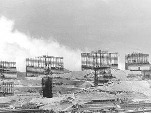 Caracas Le complexe du 23 de enero en construction