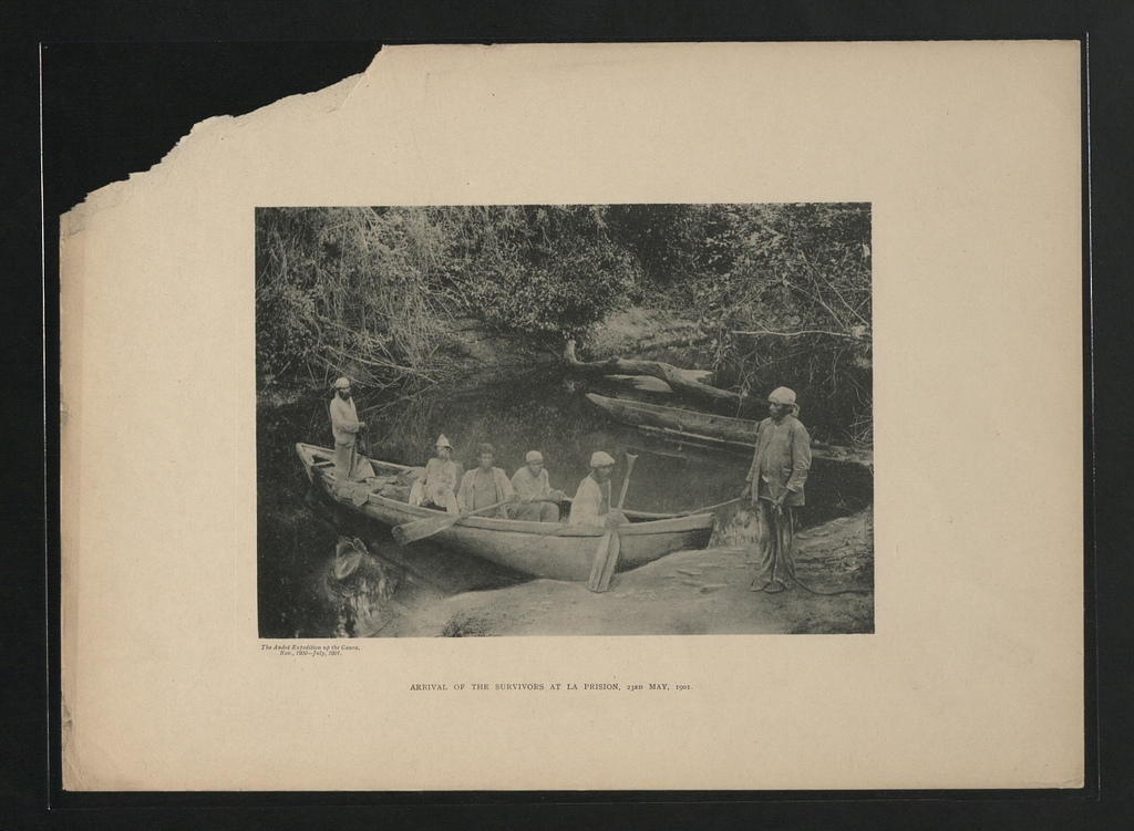 Arrivée des survivants à La Prision, le 23 mai 1901