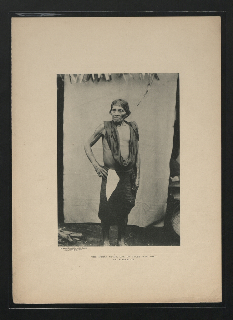 Guide indien, l'un de ceux morts de faim