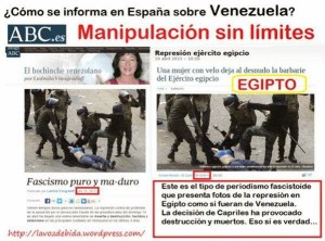 Pour ABC, une scène de répression en Égypte devient vénézuélienne